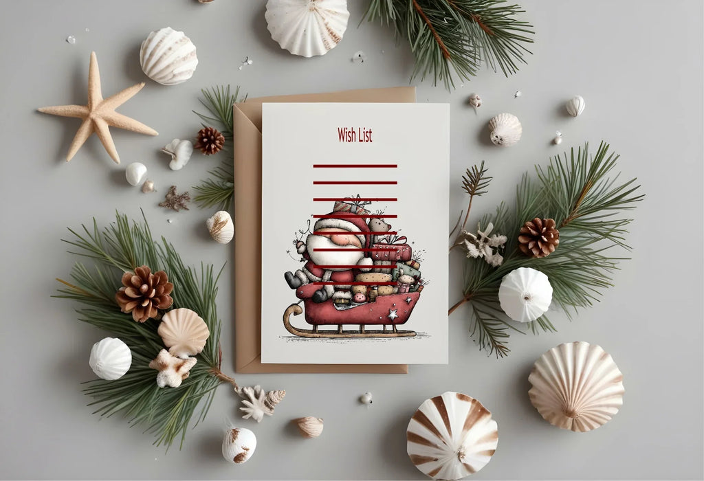 Christmas Santa Letter to Santa Kit inc Personalised Forever Print - Larosier Prints