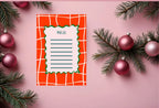 Christmas Red Check Letter to Santa Kit inc Personalised Forever Print - Larosier Prints