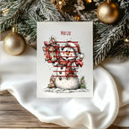 Christmas Snowman Letter to Santa Kit inc Personalised Forever Print - Larosier Prints