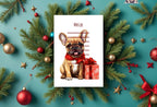 Christmas French Bulldog Letter to Santa Kit inc Personalised Forever Print - Larosier Prints