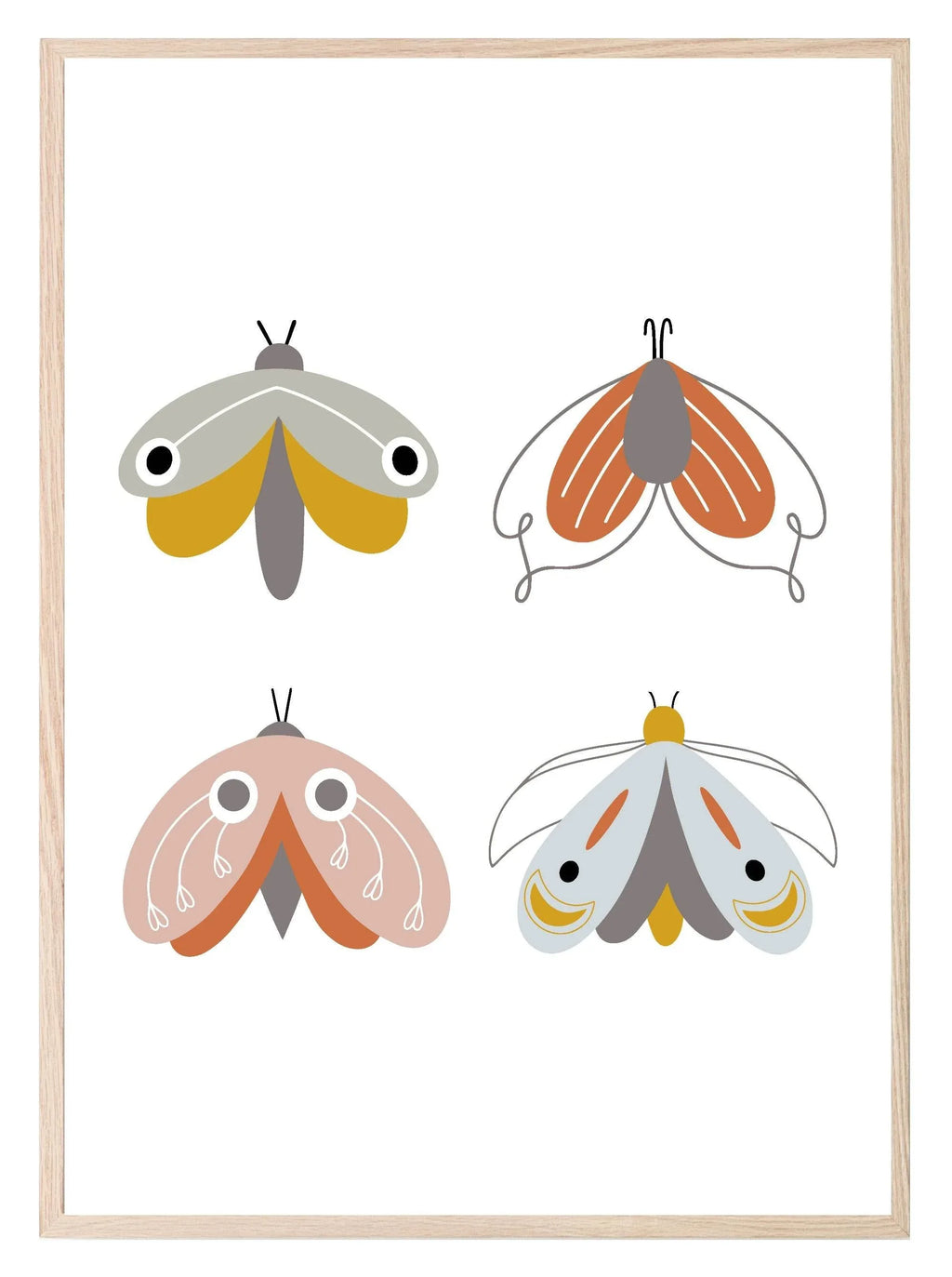 Collection Of Modern Kids Abstract Prints | Nursery Wall Art - Larosier Prints