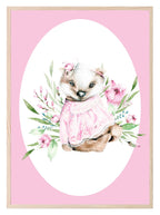 Personalised Oh Baby Animal Print | Nursery Wall Art - Larosier Prints