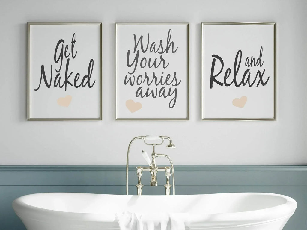 And Relax Print | Bedroom & Bathroom Wall Art - Larosier Prints