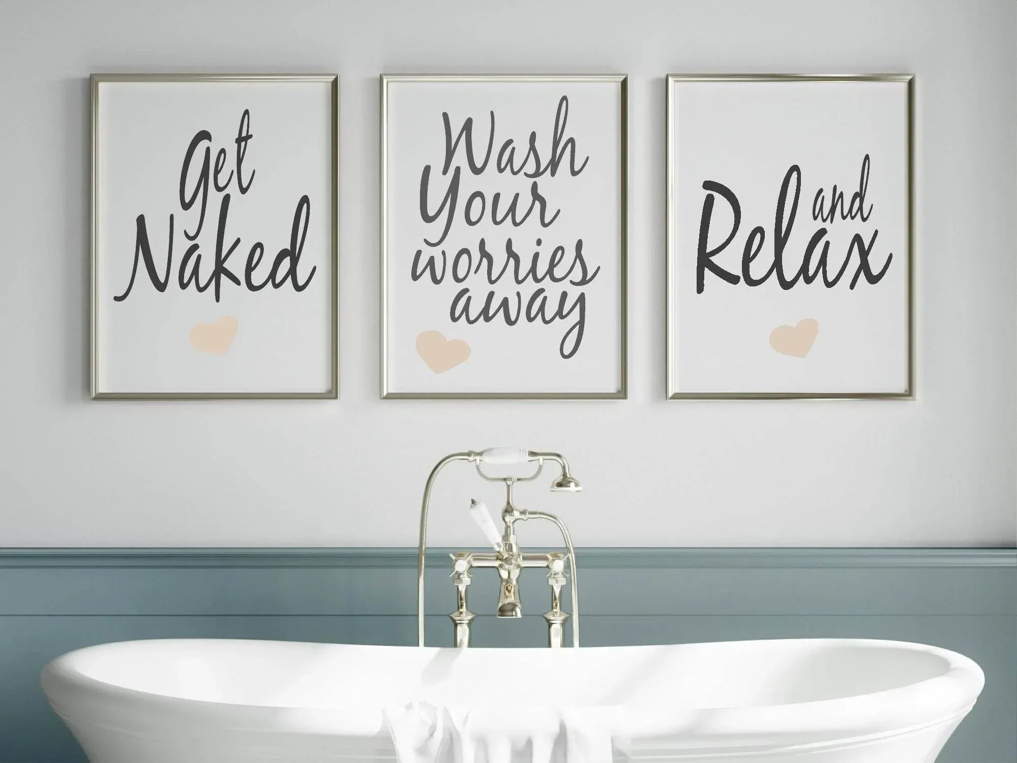 And Relax Print | Bedroom & Bathroom Wall Art - Larosier Prints