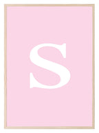 Personalised Brights Initial And Colour Print | Wall Art Decor - Larosier Prints