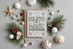 Christmas Red Check Letter to Santa Kit inc Personalised Forever Print - Larosier Prints