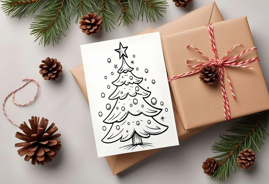 Christmas Tree Letter to Santa Kit inc Personalised Forever Print - Larosier Prints
