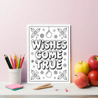 Christmas Pink Check Letter to Santa Kit inc Personalised Forever Print - Larosier Prints