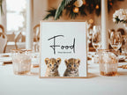 Wild One Food Birthday Party Sign - Larosier Prints