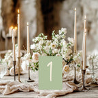 Willow Pack of Table Number Wedding Party Signs | A5 - Larosier Prints