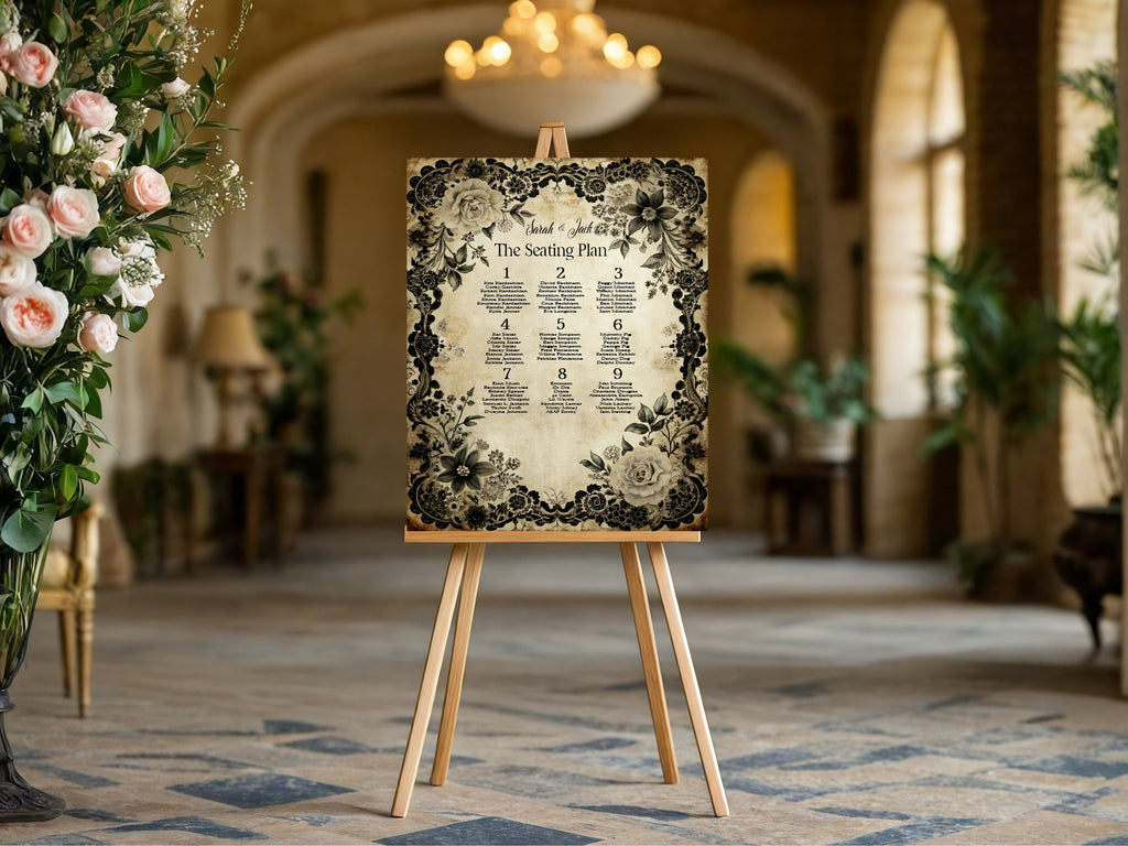 Black Rose Essentials Wedding Signage Bundle