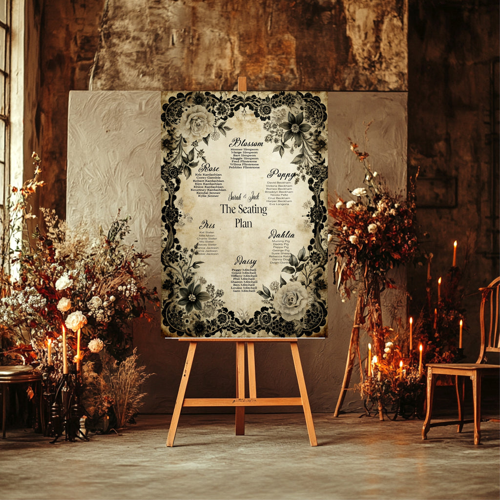 Black Rose Essentials Wedding Signage Bundle