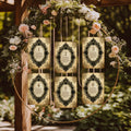 Lace Oval Wedding Individual Table Plan Party Sign