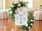 The Lovers Tarot Wedding Seating Plan | White