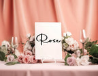 Minimalist Pack of Table Names Wedding Party Signs | A5 - Larosier Prints