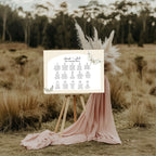 Dark Romance Vintage Moth Wedding Seating Plan | 5. Table Plan