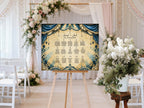 Gothic Circus Seating Plan wedding design