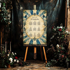 Gothic Circus Seating Plan wedding design