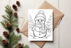 Christmas Snowman Letter to Santa Kit inc Personalised Forever Print - Larosier Prints