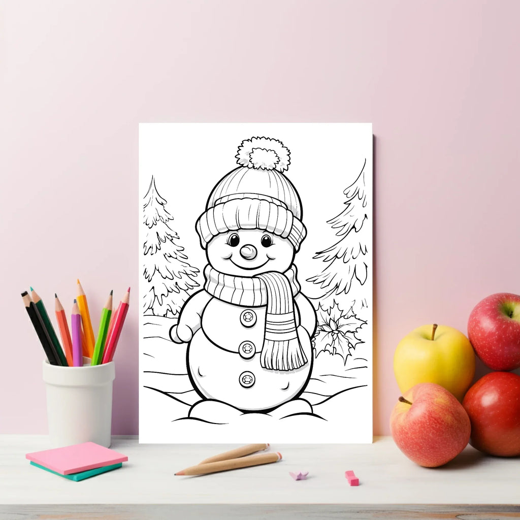 Christmas Snowman Letter to Santa Kit inc Personalised Forever Print - Larosier Prints
