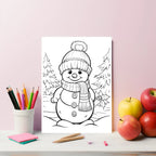 Christmas Snowman Letter to Santa Kit inc Personalised Forever Print - Larosier Prints