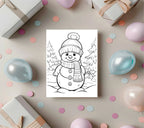 Christmas Snowman Letter to Santa Kit inc Personalised Forever Print - Larosier Prints
