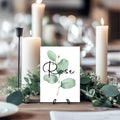 Eucalyptus Pack of Table Names Wedding Party Signs - Larosier Prints