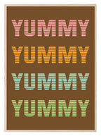 Yummy Yummy Print | Kitchen Wall Art - Larosier Prints