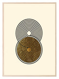 Black & Gold Abstract Print | Modern Wall Art 2 - Larosier Prints