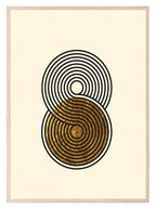Black & Gold Abstract Print | Modern Wall Art 2 - Larosier Prints