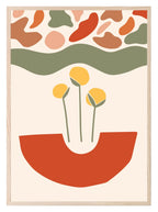 Abstract Floral Art print | Flowers Wall Art - Larosier Prints