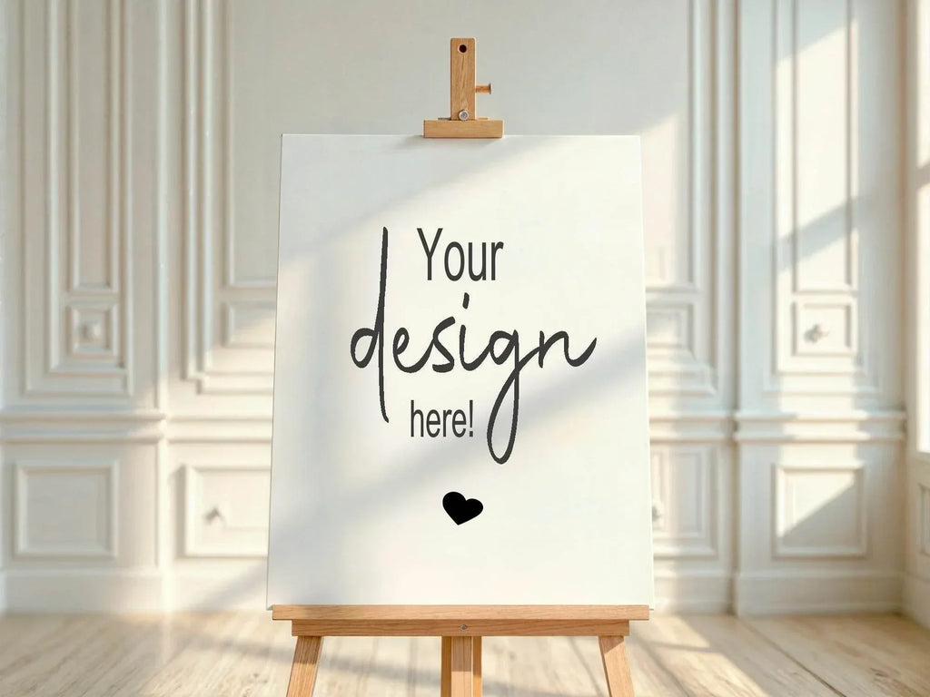 Minimalist Custom Bespoke Wedding Party Sign - Larosier Prints