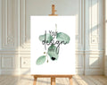 Eucalyptus Custom Bespoke Party Sign - Larosier Prints