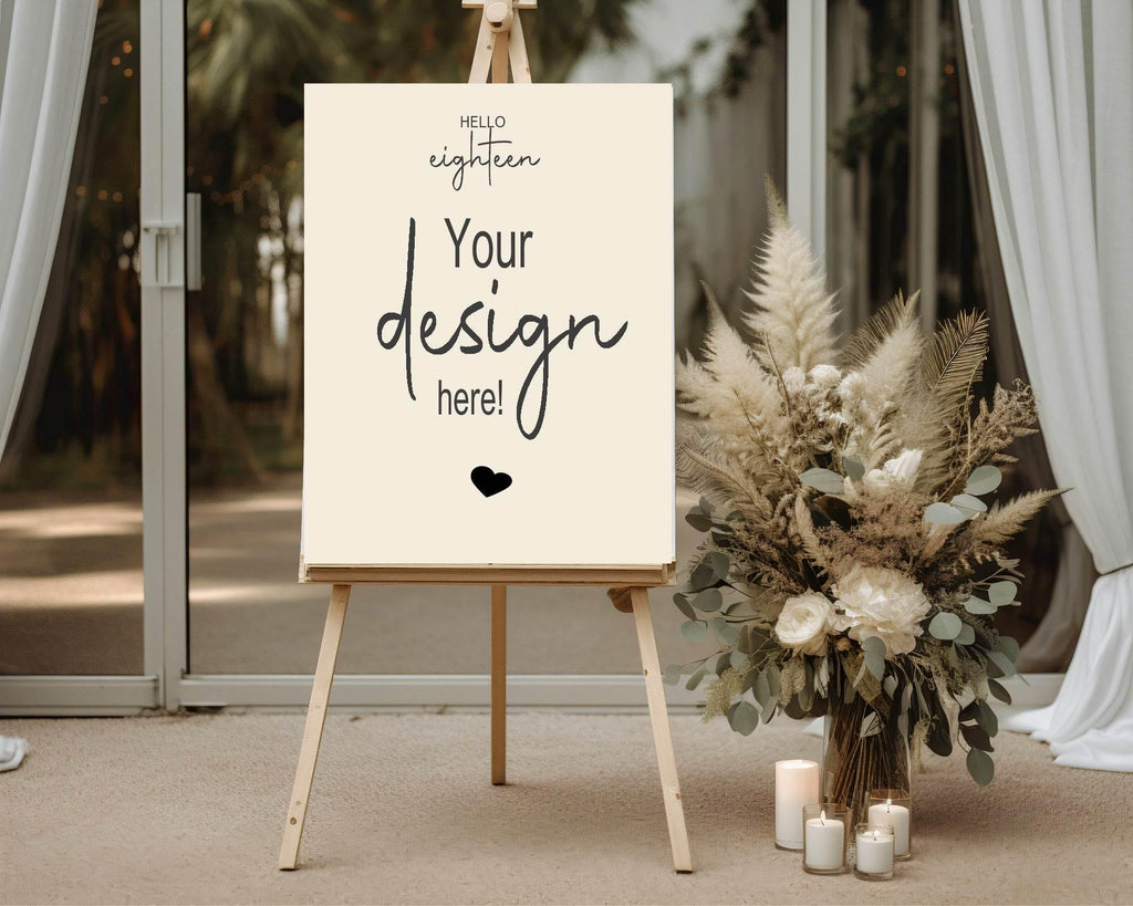 Hello Age Custom Bespoke Party Sign - Larosier Prints