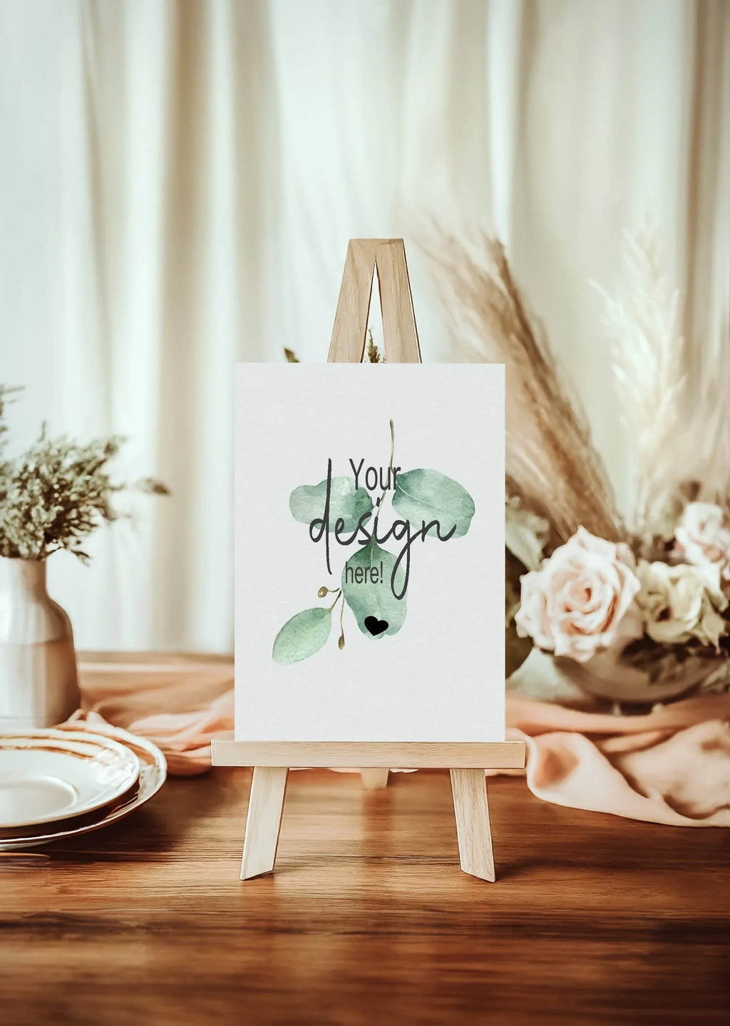Eucalyptus Custom Bespoke Party Sign - Larosier Prints