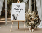 Wild One Custom Bespoke Party Sign - Larosier Prints