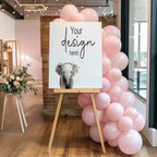 Wild One Custom Bespoke Party Sign - Larosier Prints