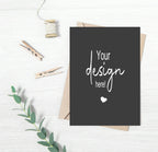 Minimalist Noir Custom Bespoke Party Sign - Larosier Prints