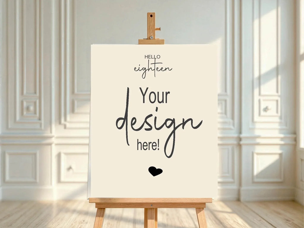 Hello Age Custom Bespoke Party Sign - Larosier Prints