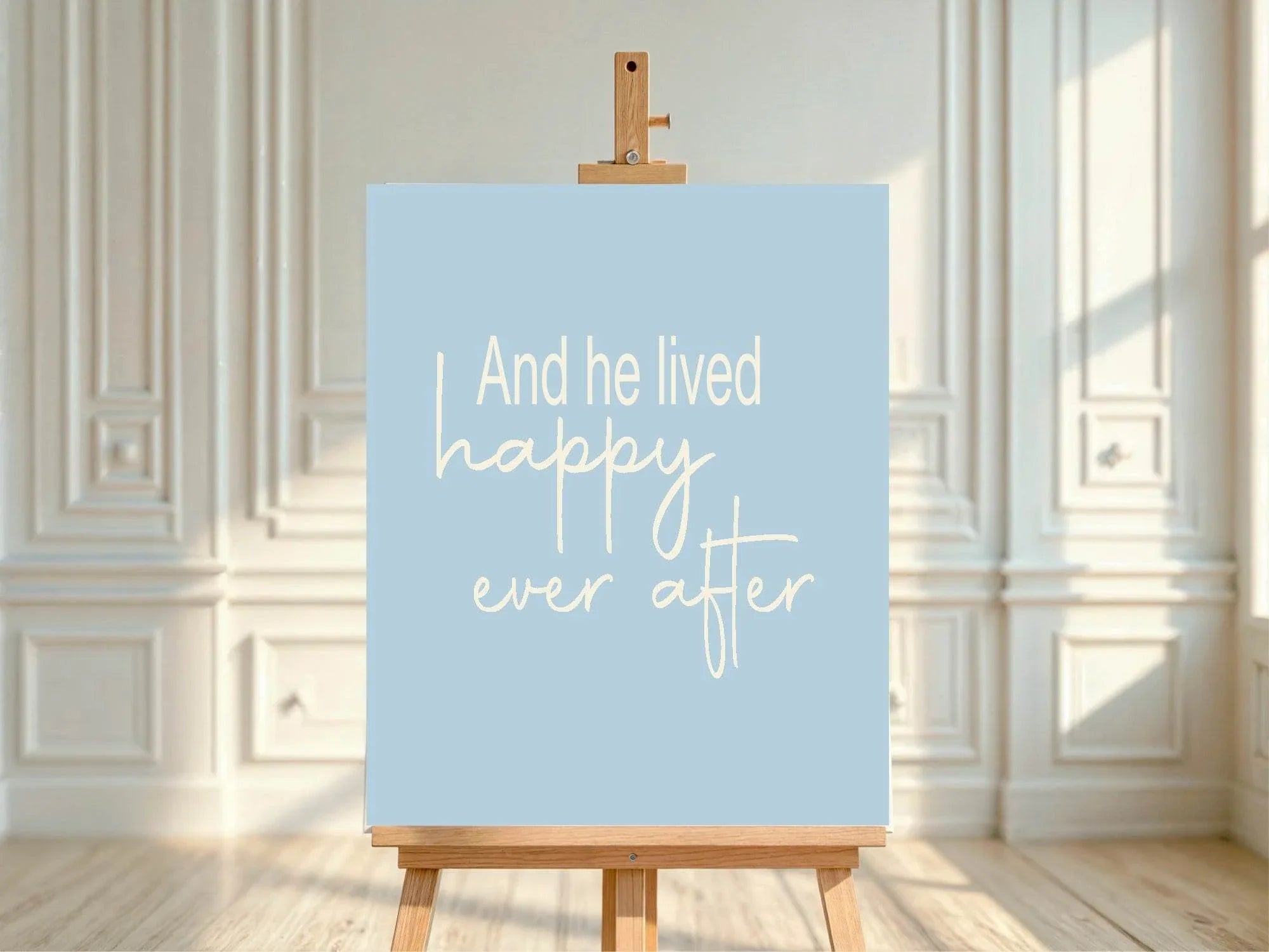 Happy Ever After Divorce Party Sign - Larosier Prints