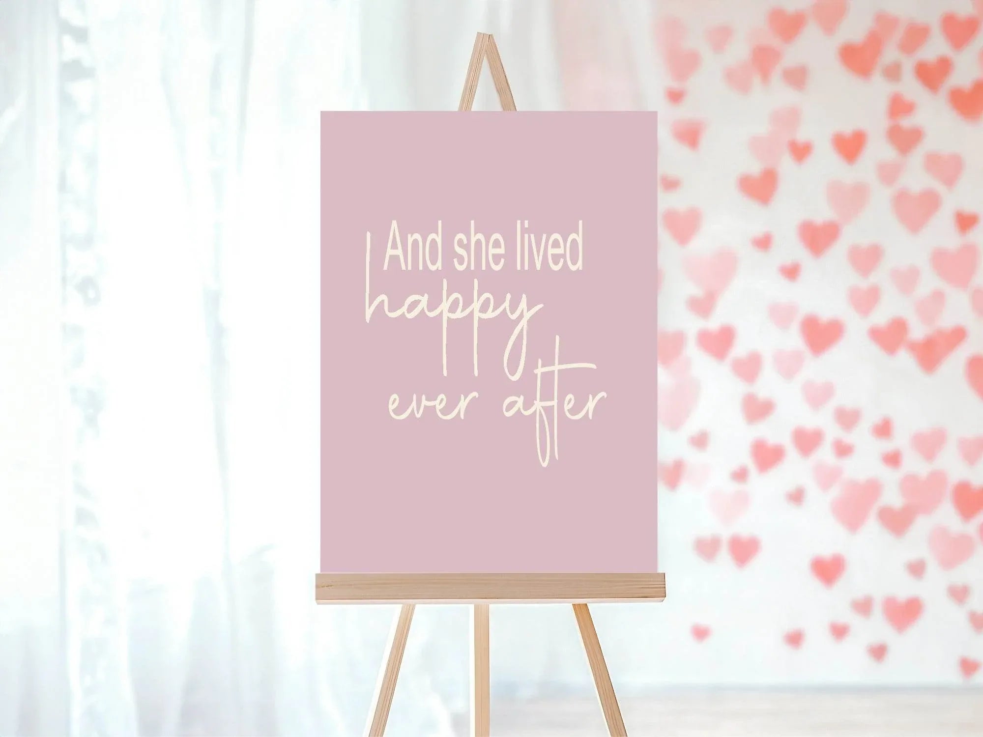 Happy Ever After Divorce Party Sign - Larosier Prints