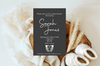 Gothic Baby Shower Party Invitations & Envelopes | Pack of 10 - Larosier Prints