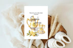 Lemon Tea Baby Shower Party Invitations & Envelopes | Pack of 10 - Larosier Prints