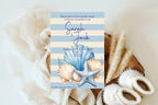 Nautical Gender Reveal Party Invitations & Envelopes | Pack of 10 - Larosier Prints