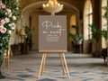 Earth Pick A Seat Wedding Party Sign - Larosier Prints