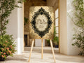 Lace Oval Romantic Literature Wedding Pick A Seat Sign