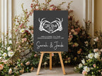 Gothic Engagement Welcome Sign | Till Death Do Us Part