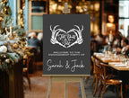 Gothic Engagement Welcome Sign | Till Death Do Us Part