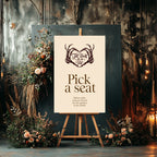 The Lovers Tarot Complete Wedding Signage Bundle | Beige