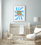 Vintage Bloom Where You're Planted Print | Colourful Wall Art - Larosier Prints